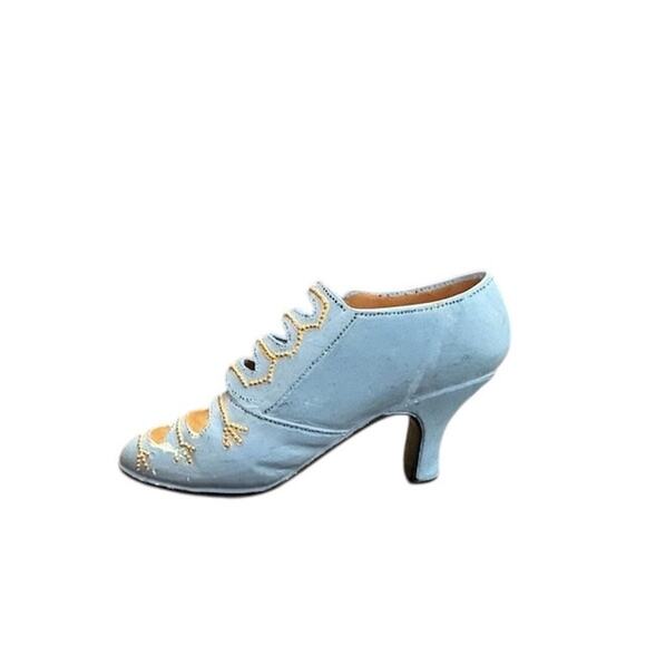 Vintage Set of 5 Vintage Miniature High Heel Shoe Figurines 90s Cottage Fashion - Picture 4 of 8